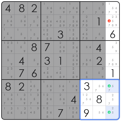 advanced sudoku methods